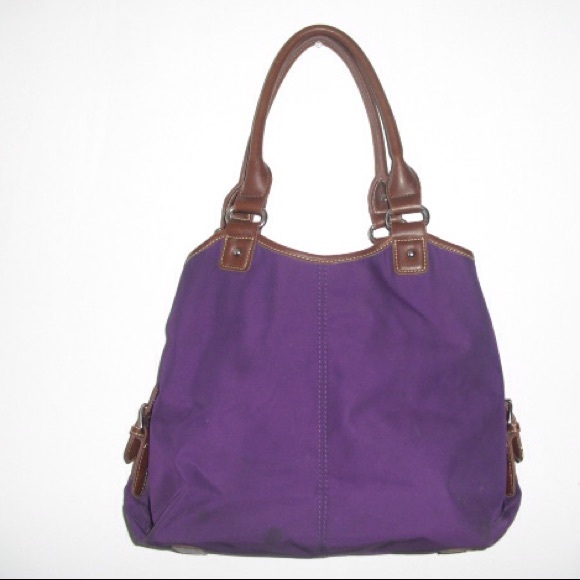 SOLD......Chaps Purple Bag - Picture 2 of 5